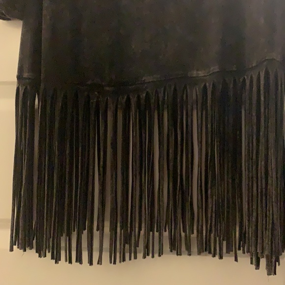 T party dress with rivets and fringe ooh la la so sassy ! - Picture 2 of 6